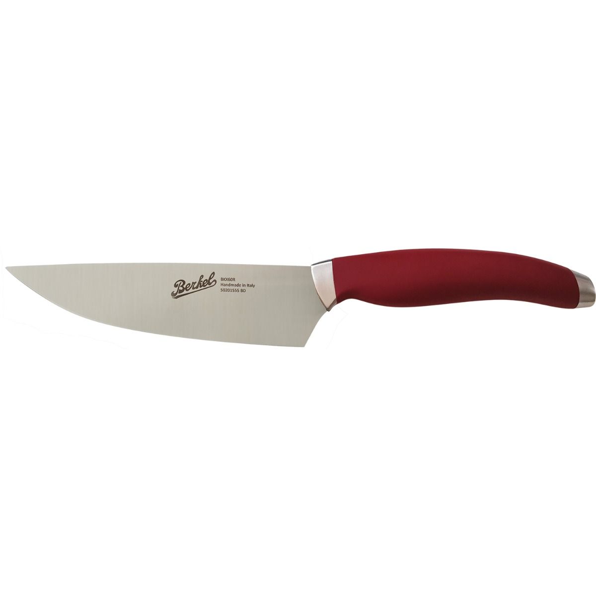 Coltello da Cuoco 15 cm Acciaio Inox Berkel Teknica Manico Resina Rossa